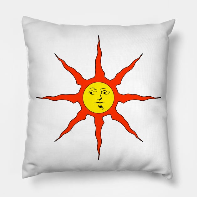 Praise the sun Pillow by raulchirai