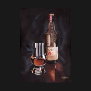 The Single Malt Scotch - Oil Painting T-Shirt