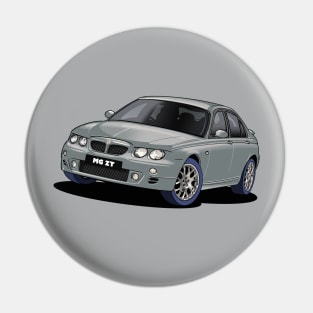 Zircon Silver MG ZT Pin