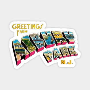 Greetings from Asbury Park New Jersey Magnet