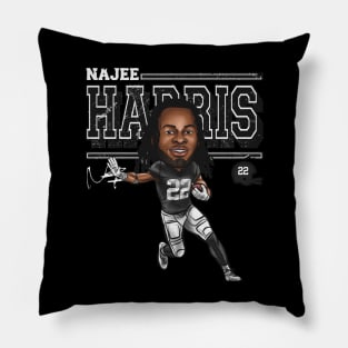 Najee Harris Pittsburgh Cartoon Pillow