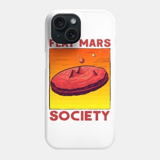 Flat Mars Society Phone Case