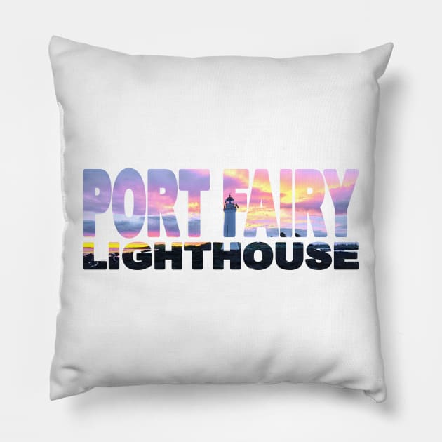 PORT FAIRY Lighthouse - Victoria Australia Pillow by TouristMerch