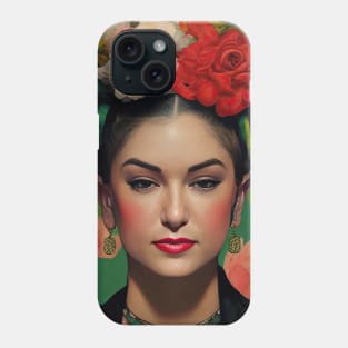 Sasha grey as Frida Kahlo Phone Case