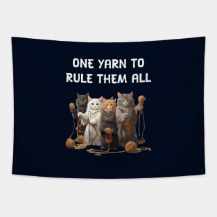 One yarn to rule them all - Cats fellowship Tapestry