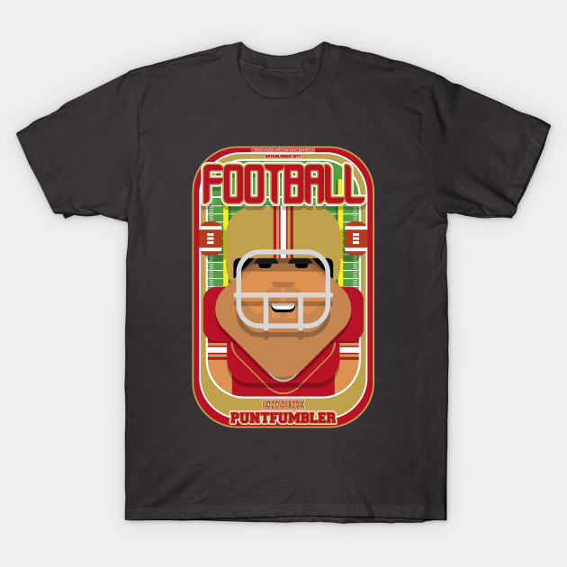 Discover American Football Red and Gold - Enzone Puntfumbler - Seba version - American Football - T-Shirt
