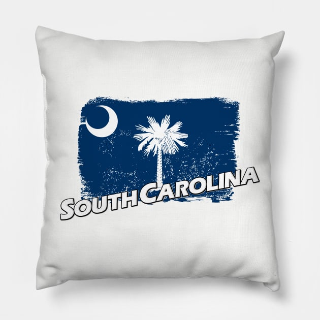 South Carolina flag Pillow by PVVD