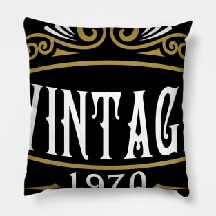 Vintage 1970 Shirt, 50th Birthday, 50th Birthday Gift, 50th Birthday Shirt, 50th Birthday Party, 1970 T-Shirt Pillow