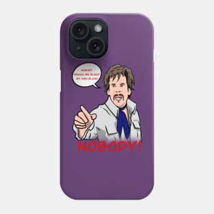 wahite warning Phone Case