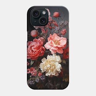 Moody Floral Blossoms Phone Case