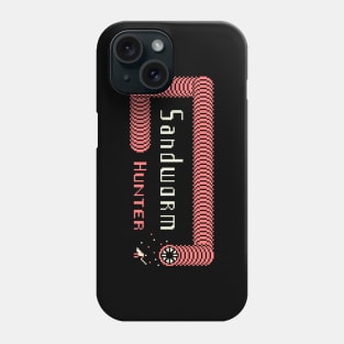 Giant Worm Hunter 8-Bit Phone Case