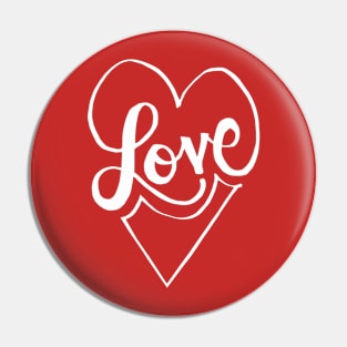 The Heart Full of Love Pin