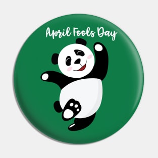 Dancing Panda - Happy April Fool's Day Pin