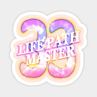 Life Path Master Number 33 Magnet