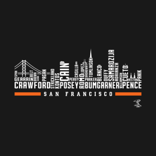 Buster Posey Skyline - T-Shirt