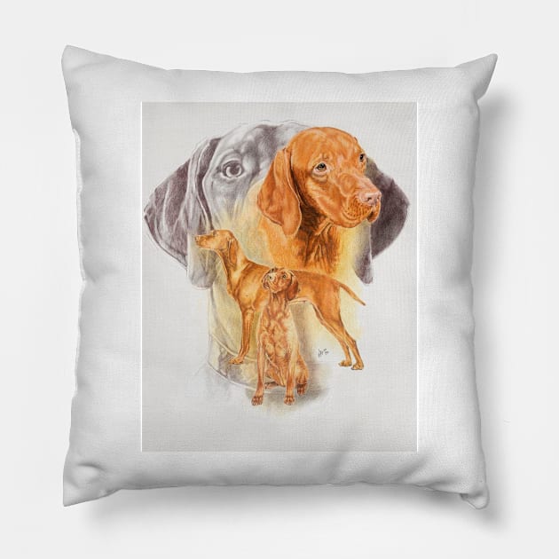 Vizsla Pillow by BarbBarcikKeith