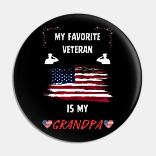 veteran grandpa Pin