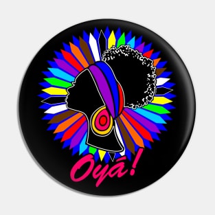 Oyá Espiral Pin