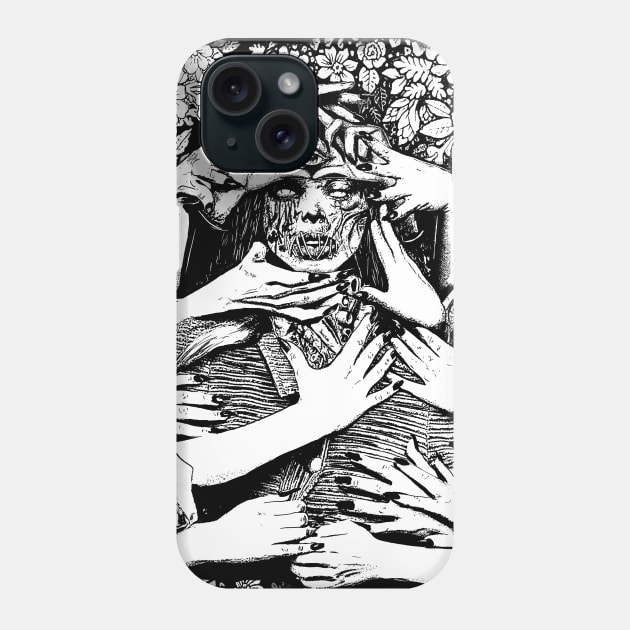 illuminati - Third eye Phone Case by GothicDesigns