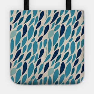 Abstract blue fish, a touch of color and movement Tote