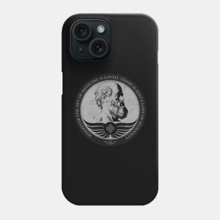 Art of Medicine: Hippocrates BW Phone Case