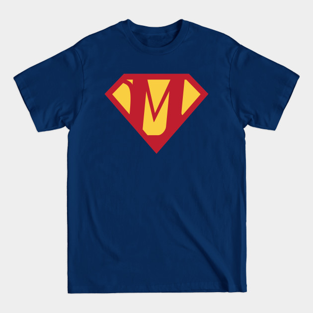 Disover Letter M - Superman - T-Shirt