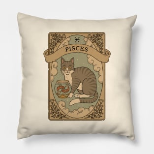 Pisces - Cats Astrology Pillow