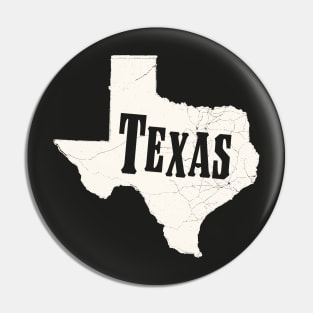 Texas Map Vintage Pin