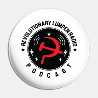 Revolutionary Lumpen Radio - RED Hammer & Sickle Pin