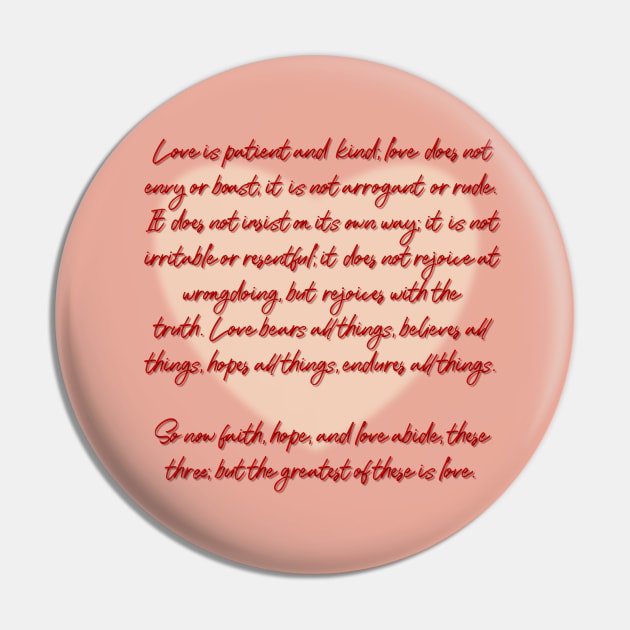 1 Corinthians 13 Love is Pin by AlondraHanley