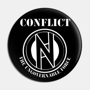 Conflict - The Ungovernable Force. Pin