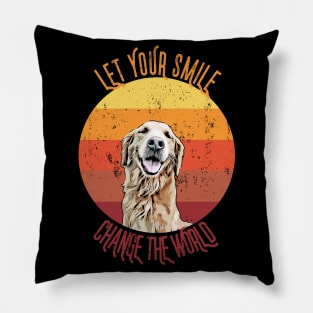 Let Your smile Change The World Pillow