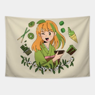 Matcha-chan Tapestry