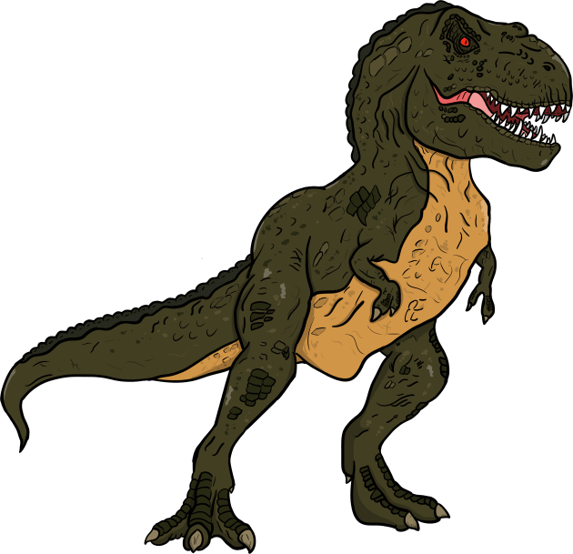 Sharp Tyrannosaurus Kids T-Shirt by GeekVisionProductions