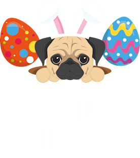 Easter Puggy Cute Dog Pug Funny Easter Magnet