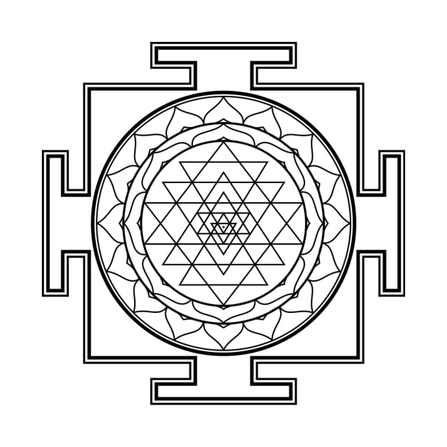 Sri yantra by Bertum