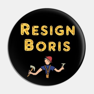 Resign Boris Pin