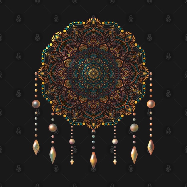 Tribal Mandala Design by SheaBondsArt