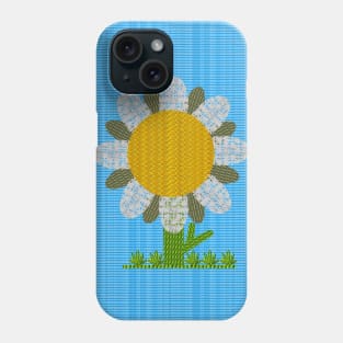 Embroidered Flower 4 Phone Case