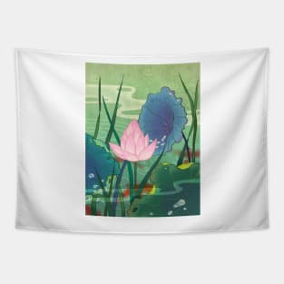 Minhwa: Misty Pond B Type Tapestry