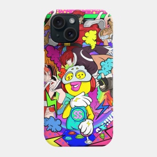 Dope Slluks character street fighter series illustration Phone Case