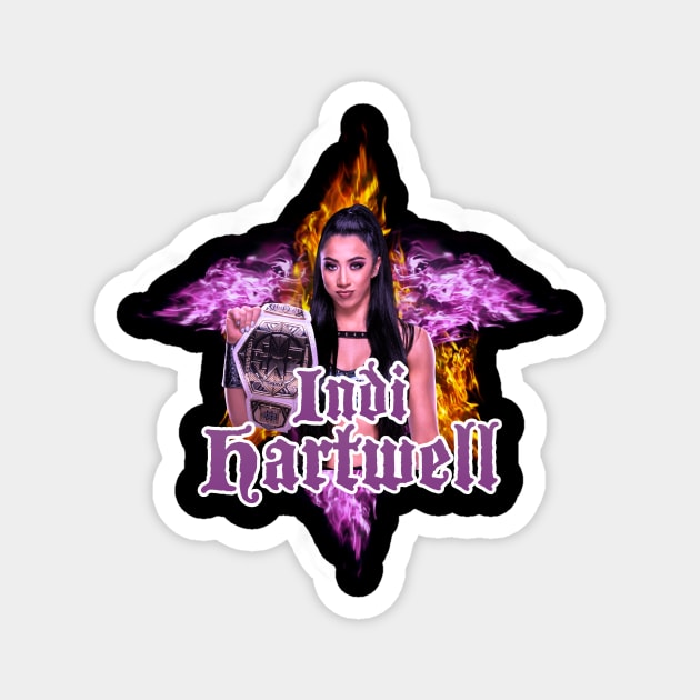 indi Hartwell // WWE FansArt Magnet by suprax125R