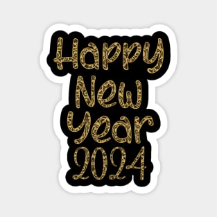 Happy New Year 2024 Magnet