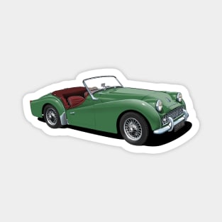 Triumph TR3 in green Magnet