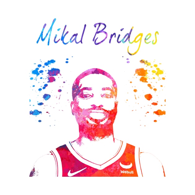 Mikal Bridges by Moreno Art