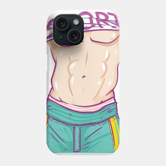 I've Got Abs Male Physique Design Phone Case by Jarecrow 