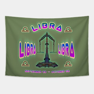 Libra 1a Sage Tapestry