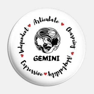 Gemini ♊ Zodiac Sign Astrology Sign Pin