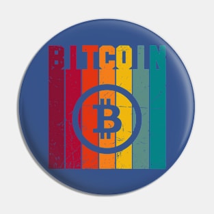 Bitcoin Color Design Pin