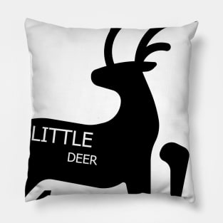 Black little deer 'Shop Pillow